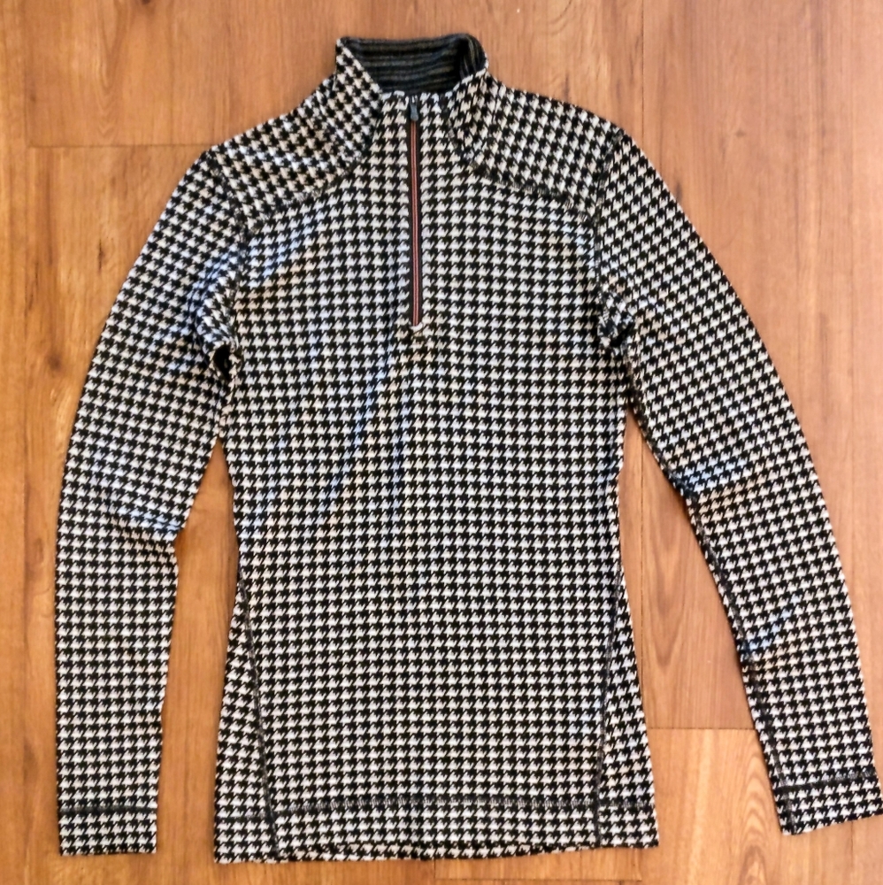 Smartwool Houndstooth 1/4  Zip Baselayer